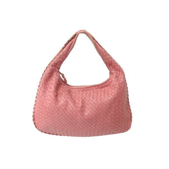 Bottega Veneta Handbags - Bottega Veneta Intrecciato Hobo Hobo Shoulder Bag Pink Leather